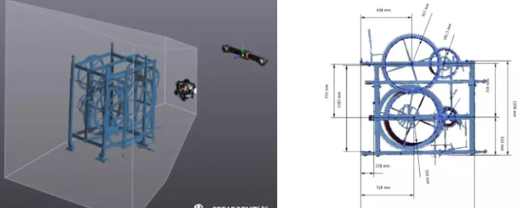 MetraSCAN 3D掃描儀可在C-Track的工作範圍內任意移動並具動態參考