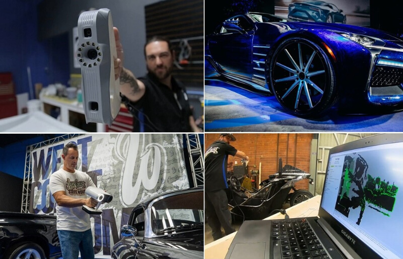3D掃描應用－汽車產業的3D逆向工程（改裝車）