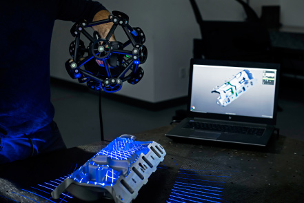 MetraSCAN 3D掃描儀具優秀動態參考的3D量測技術