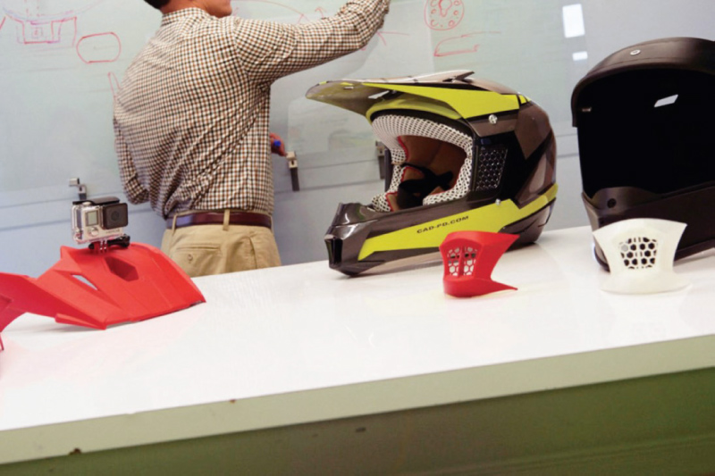 設計公司應用3D列印加速越野安全帽開發流程