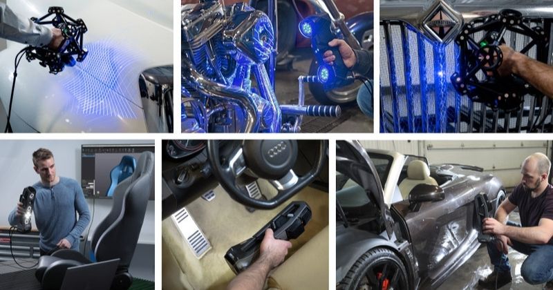 使用Creaform HandyScan 3D雷射掃描器精準掃描熱沖壓件 使用Creaform HandyScan 3D雷射掃描器精準掃描熱沖壓件