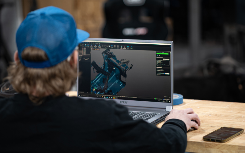 Go!SCAN手持3D掃描器助益賽車防滾架設計優化 Go!SCAN手持3D掃描器助益賽車防滾架設計優化