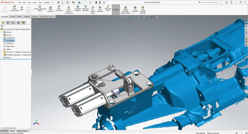 Go!SCAN手持3D掃描器助益賽車防滾架設計優化 Go!SCAN手持3D掃描器助益賽車防滾架設計優化