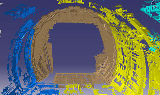 Jet Aviation使用3D量測工具對波音飛機內部逆向建模 Jet Aviation使用3D量測工具對波音飛機內部逆向建模