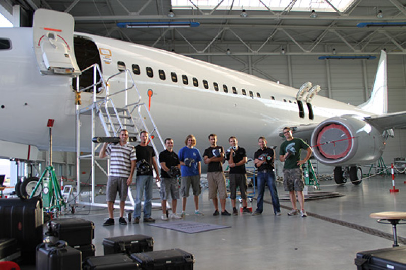 Jet Aviation使用3D量測工具對波音飛機內部逆向建模