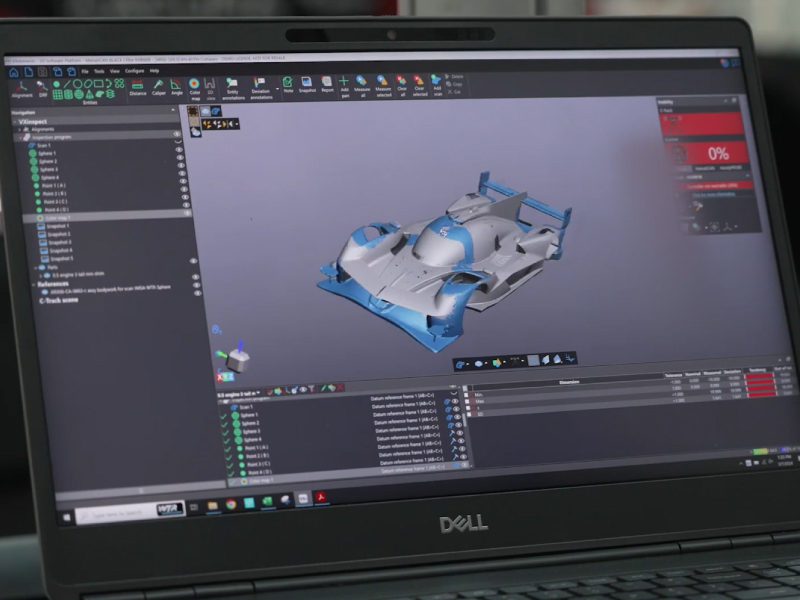 3D掃描助力賽車製造商取得致勝關鍵 點擊了解更多Inspection 3D掃描軟體介紹