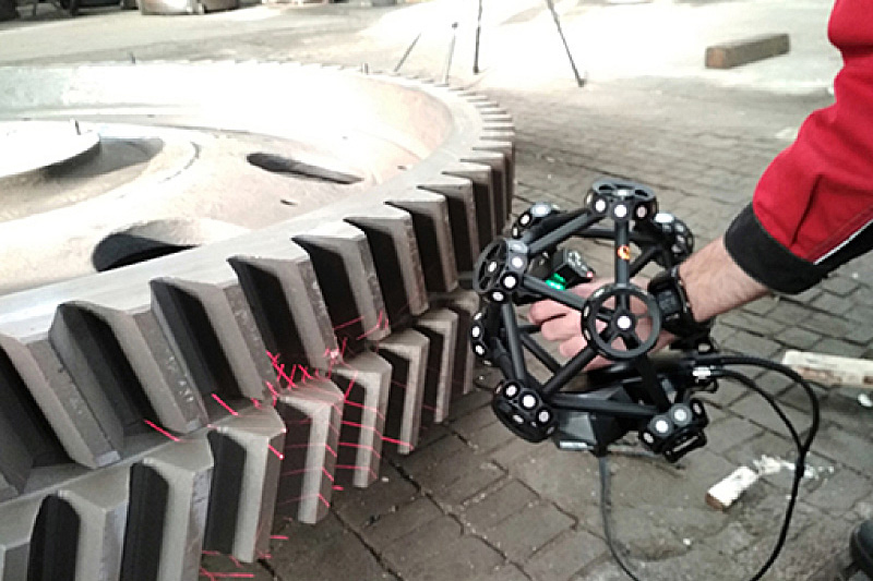 Creaform 3D掃描鑄造件應用