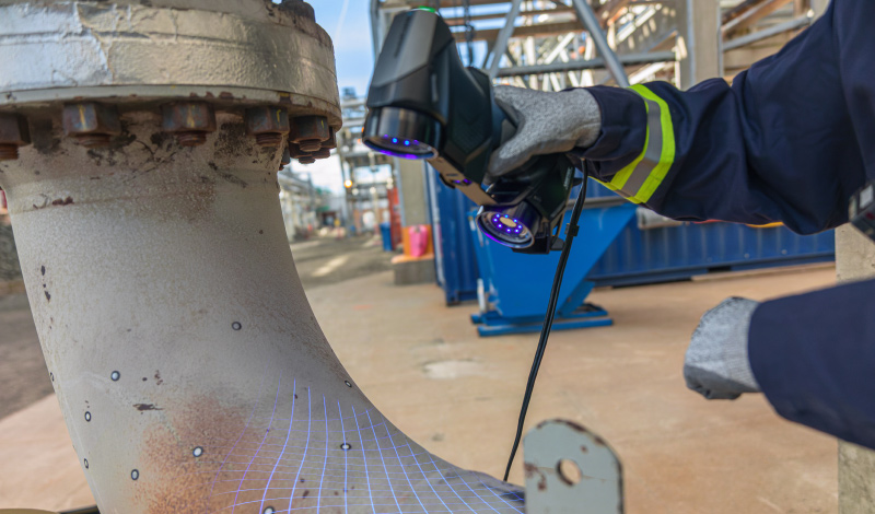 3D掃描 3D掃描 應用範疇介紹-石油與天然氣無損檢測