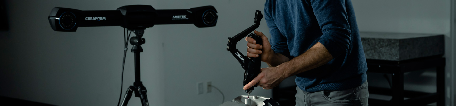 突破傳統量測限制且不受材質限制-HandyPROBE 無線移動三次元量測儀