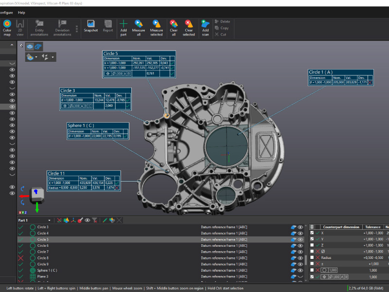 Inspection 尺寸檢測軟體 Inspection 尺寸檢測軟體