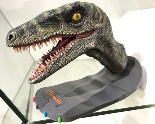 全彩3D列印逼真恐龍模型