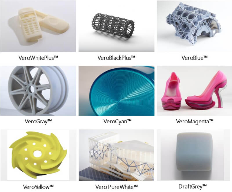 剛性不透明-光固化3D列印材料-Stratasys光固化3D列印機