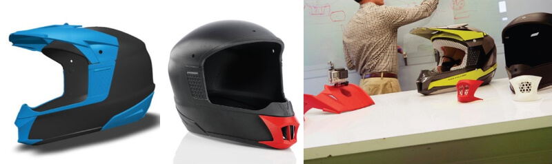 3D列印材料推薦－摩托車越野頭盔設計選用ASA 3D列印機材料