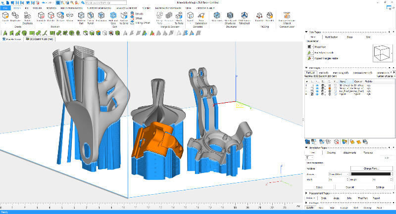 金屬3D列印零件自動擺放-Magics 3D設計編輯軟體
