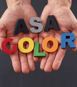 ASA 3D列印機材料有多種顏色可選擇