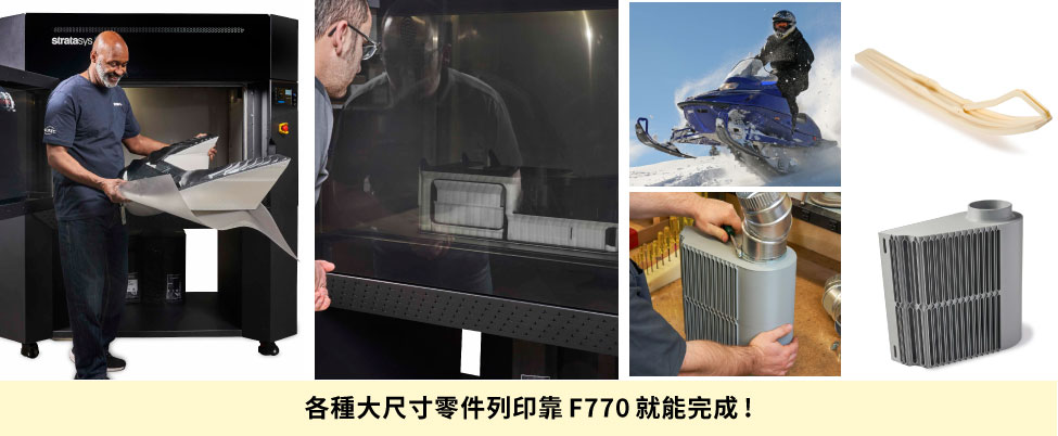 F770 3D列印機應用